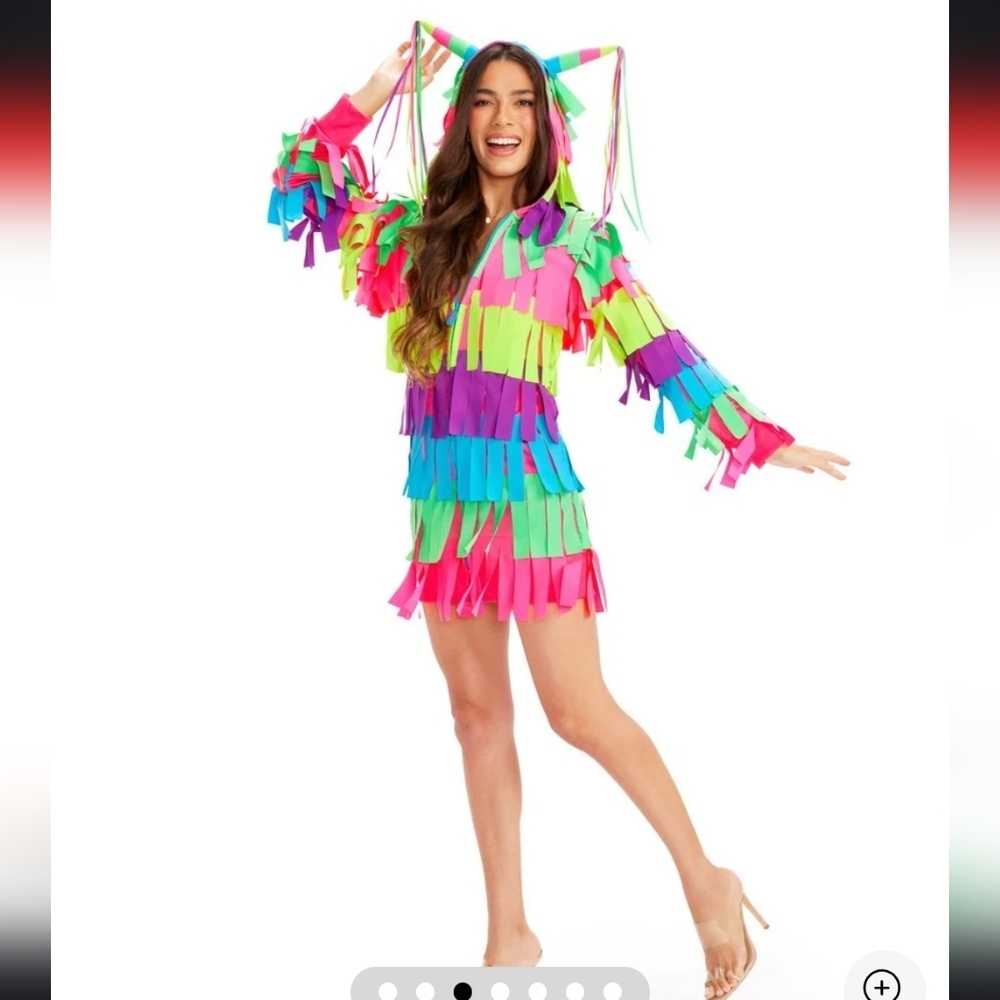 NWT- Tipsy Elves, Pinata Costume Dress, Size S - New - $79.95 - Picture 3 of 11